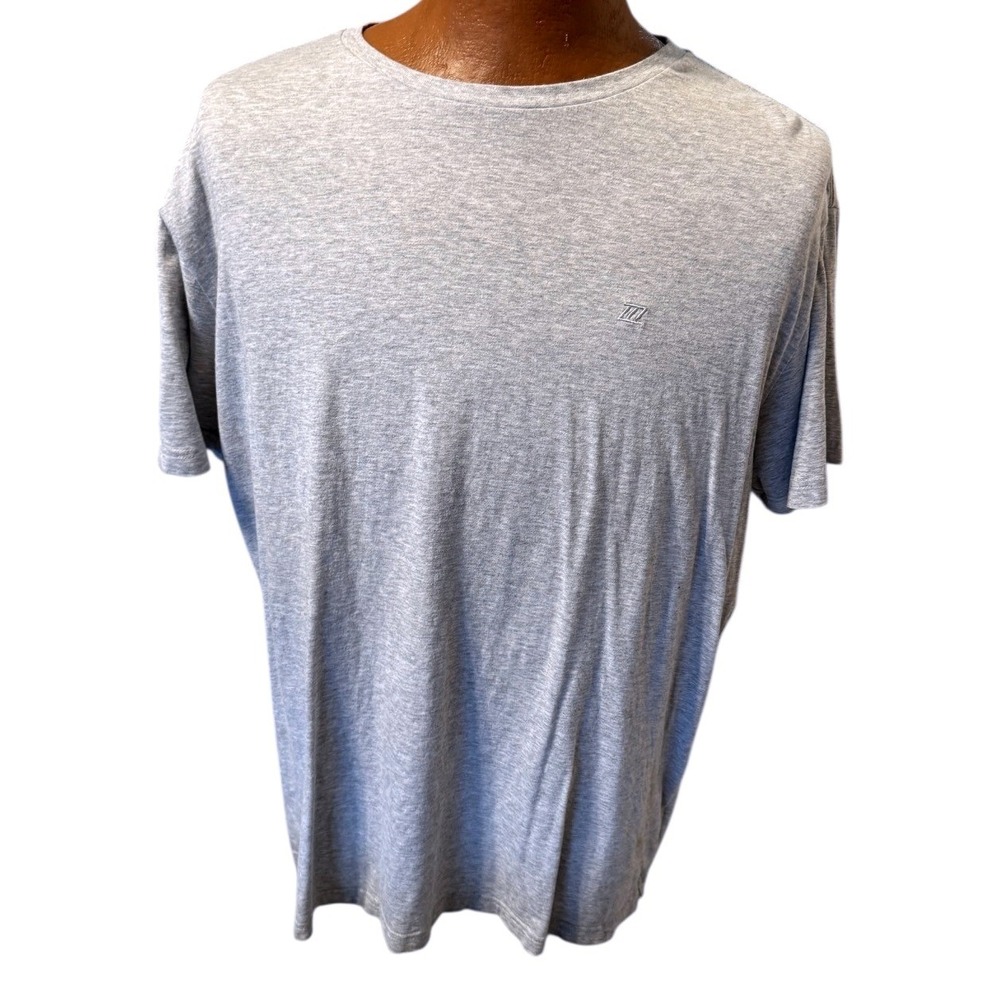 ZYIA ACTIVE Mens‎ Heather Gray T Shirt Size XL Embroidered Logo Casual Comfort